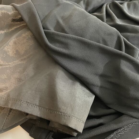 Talbot‎ Runhof Women's Black Bodycon Long Dress Size 2 Stretchy Pret Statement - Picture 10 of 16